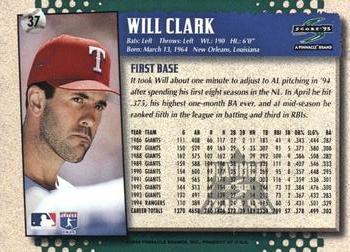 1995 Score - Platinum Team Sets #37 Will Clark Back