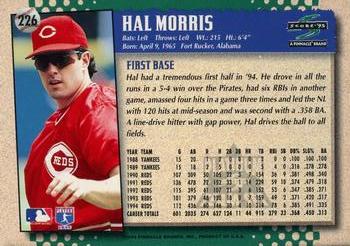 1995 Score - Platinum Team Sets #226 Hal Morris Back