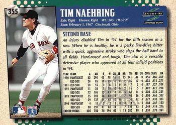 1995 Score - Platinum Team Sets #355 Tim Naehring Back