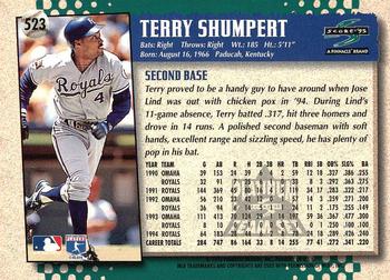 1995 Score - Platinum Team Sets #523 Terry Shumpert Back