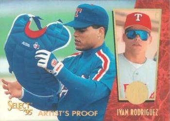 1995 Select - Artist's Proofs #63 Ivan Rodriguez Front