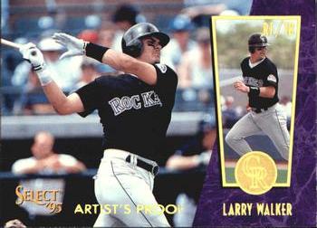 1995 Select - Artist's Proofs #224 Larry Walker Front