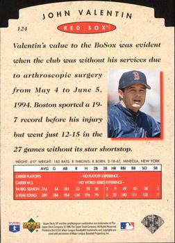 1995 SP Championship - Die Cuts #124 John Valentin Back