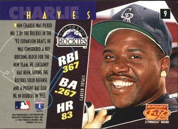 1995 Sportflix - Artist's Proofs #9 Charlie Hayes Back