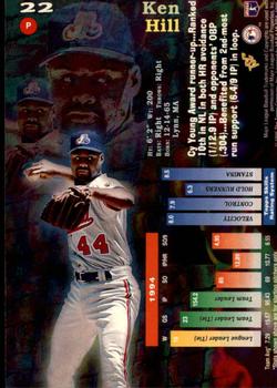 1995 Topps - Stadium Club First Day Issue #22 Ken Hill Back