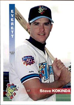 1997 Grandstand Everett AquaSox #NNO Steve Kokinda Front