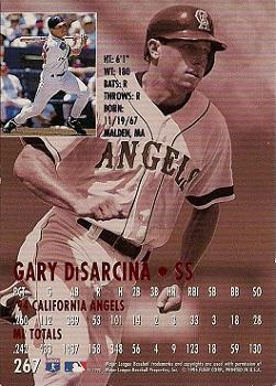 1995 Ultra - Gold Medallion #267 Gary DiSarcina Back