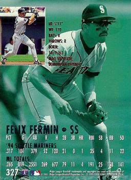 1995 Ultra - Gold Medallion #327 Felix Fermin Back