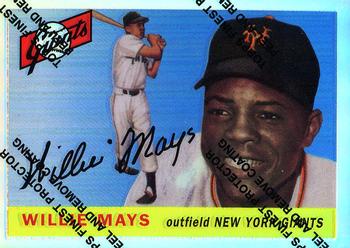 1997 Topps - Willie Mays Commemorative Reprints Finest Refractor #7 Willie Mays Front