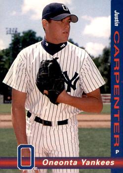 1998 Grandstand Oneonta Yankees #NNO Justin Carpenter Front