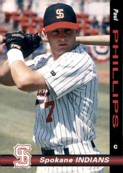 1998 Grandstand Spokane Indians #NNO Paul Phillips Front