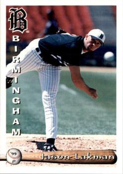 1999 Grandstand Birmingham Barons #NNO Jason Lakman Front