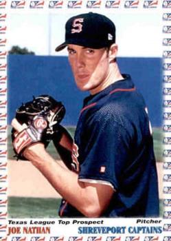 1999 Grandstand Texas League Top Prospects #NNO Joe Nathan Front