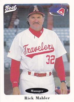 1996 Best Arkansas Travelers #1 Rick Mahler Front