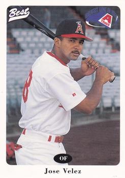 1996 Best Arkansas Travelers #26 Jose Velez Front