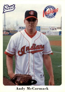 1996 Best Canton-Akron Indians #17 Andy McCormack Front