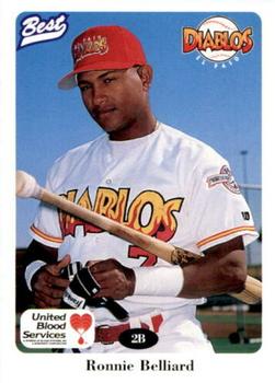 1996 Best El Paso Diablos #6 Ronnie Belliard Front