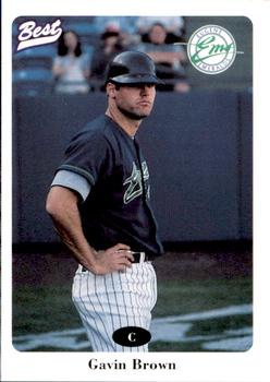 1996 Best Eugene Emeralds #3 Gavin Brown Front