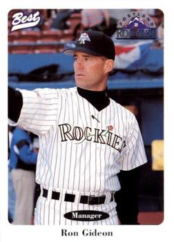 1996 Best Portland Rockies #1 Ron Gideon Front