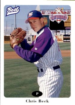 1996 Best Lancaster JetHawks #6 Chris Beck Front