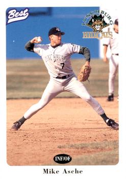 1996 Best Lynchburg Hillcats #2 Mike Asche Front