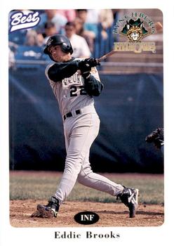 1996 Best Lynchburg Hillcats #3 Eddie Brooks Front