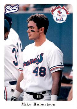 1996 Best Nashville Sounds #18 Mike Robertson Front