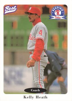 1996 Best Reading Phillies #28 Kelly Heath Front