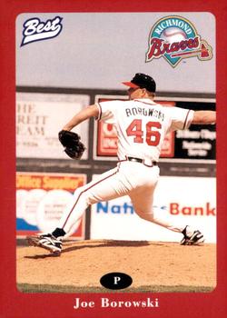 1996 Best Richmond Braves Update #4 Joe Borowski Front