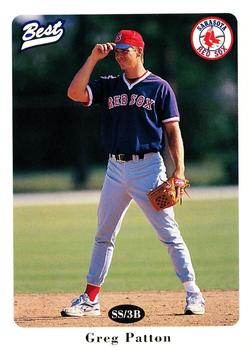 1996 Best Sarasota Red Sox #25 Greg Patton Front