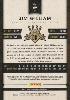 2015 Panini Diamond Kings #69 Jim Gilliam Back
