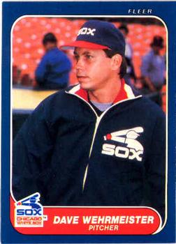 1986 Fleer #220 Dave Wehrmeister Front