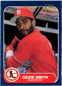 1986 Fleer #46 Ozzie Smith Front