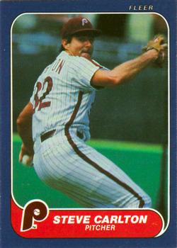 1986 Fleer #435 Steve Carlton Front