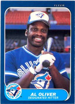 1986 Fleer #69 Al Oliver Front