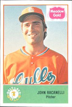 1978 Cramer Salt Lake Gulls #69 John Racanelli Front