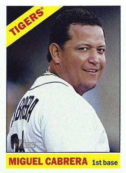 2015 Topps Heritage - Gum Stained Backs #475 Miguel Cabrera Front