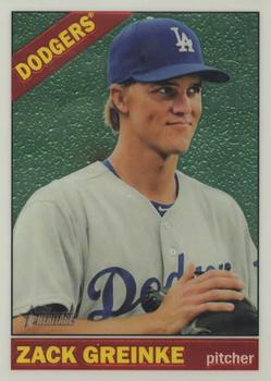 2015 Topps Heritage - Chrome #THC-468 Zack Greinke Front