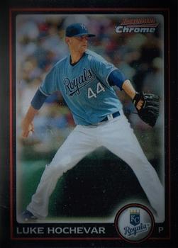 2010 Bowman Chrome #9 Luke Hochevar  Front