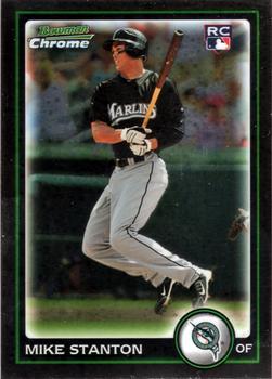 2010 Bowman Chrome #198 Mike Stanton  Front