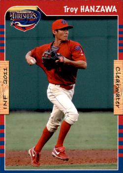 2011 Grandstand Clearwater Threshers #NNO Troy Hanzawa Front
