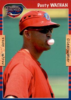 2011 Grandstand Clearwater Threshers #NNO Dusty Wathan Front