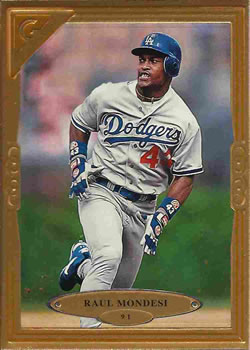 1997 Topps Gallery #91 Raul Mondesi Front