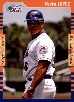 2011 Grandstand St. Lucie Mets #NNO Pedro Lopez Front