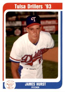 1993 Tulsa Drillers #13 James Hurst Front