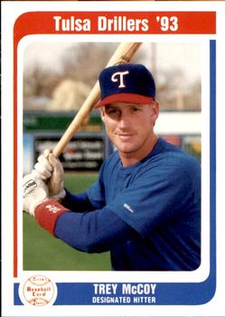 1993 Tulsa Drillers #17 Trey McCoy Front