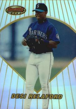 1996 Bowman's Best - Refractors #166 Desi Relaford Front