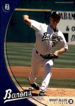 2004 Grandstand Birmingham Barons #NNO Wyatt Allen Front