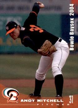 2004 Grandstand Bowie Baysox #NNO Andy Mitchell Front