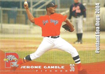 2004 Grandstand Portland Sea Dogs #NNO Jerome Gamble Front